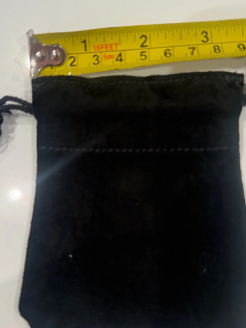Chrome Hearts Black Velvet Drawstring Pouch Trio